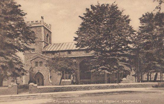 St Martin At Palace Church Norwich Antique Mint Postcard