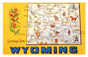 WY - Wyoming Map