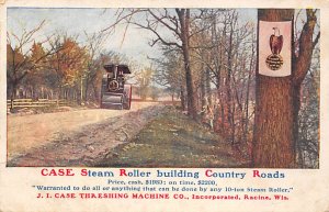 JI Case Threshing Machine Co Racine, WI, USA Advertising Unused 