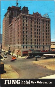 USA Jung Hotel New Orleans Louisiana Vintage Postcard 02.74