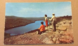 VINT 1956 USED POSTCARD LAKE OF THE CLOUDS, MICHIGAN