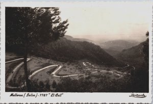 Spain Mallorca Soller Vintage RPPC C153