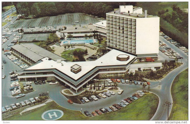 Aerial VIew, The Inn on the Park Motor Hotel, Toronto, Ontario, Canada, 40-60´s