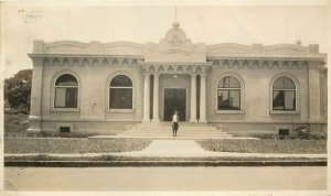 1915 RPPC Postcard; Library, Hilo Hawaii Big Island HI posted