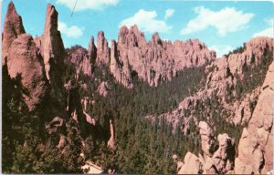 postcard Needles - within Custer State Park in the Black Hills, South Dakota