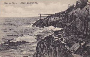 Maine Orrs Island Along The Shore Albertype