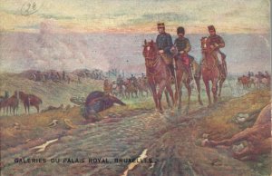 World War 1 Belgian Army Cavalry Vintage Postcard 08.10