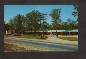 NC Rip Van Winkle Motel Sanford North Carolina Postcard Malcolm Marston PC