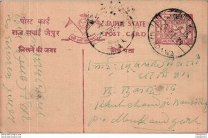 Jaipur Postal Stationery Mandawa cds