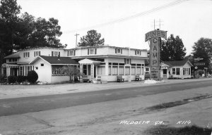 Valdosta Georgia Pines Camp Office Real Photo Postcard AA68521