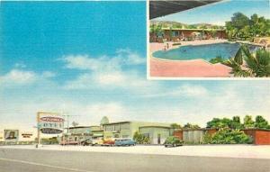 NM, Great Southwest, New Mexico? Weswman Motel, Multi View, MWM No. 18,712F