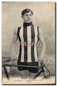 Old Postcard Velo Cycle Cycling Dutch Sprinter Stol