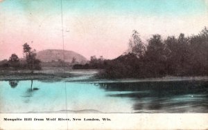 Wisconsin New London Mosquito Hill From Wolf River 1910