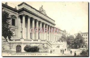 Postcard Old Saint Etienne Le Palais de Justice