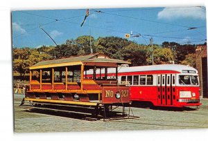 Toronto Transportation Commission Railway Company Open Car Trolley Postcard