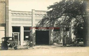 NE, Cedar Bluffs, Nebraska, Ford Company, Red Crown Gas Pumps, RPPC