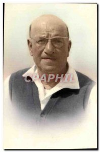 PHOTO CARD Fantasy - Men - older man with glasses - Old Postcard