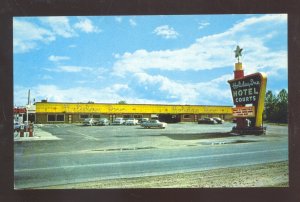 MEMPHIS TENNESSEE HOLIDAY INN HOTEL COURTS OLD CARS ADVERTISING POSTCARD
