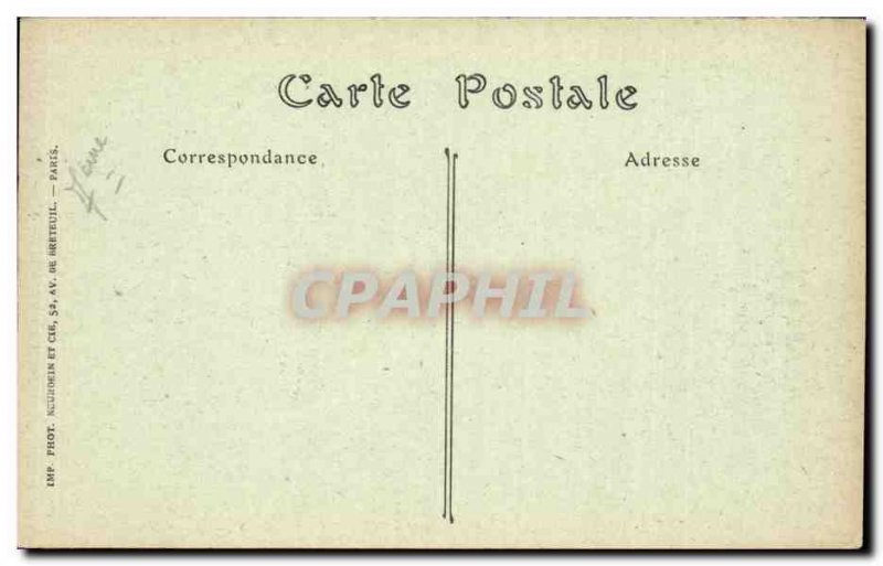 Old Postcard Paris Gare des Invalides