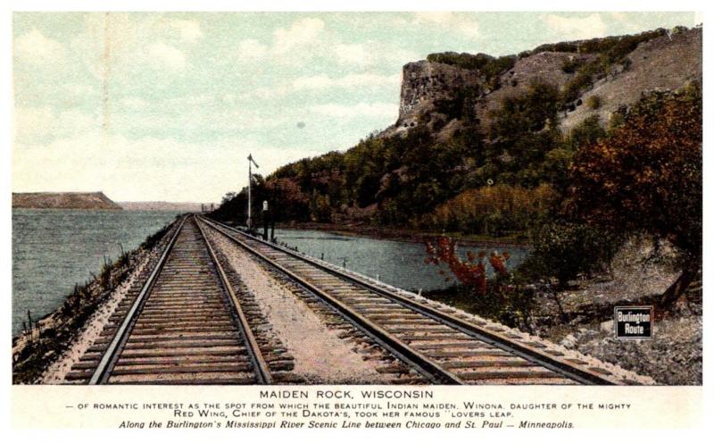 Wisconsin  Maiden Rock , Train Track