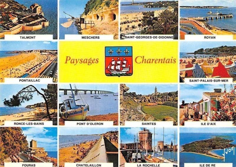 France Paysages Charentais Talmont Pontaillac Potn D Oleron Royan Ile D Aix Hippostcard