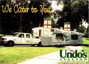 Weirton, WV West Virginia UNDO'S ITALIAN RESTAURANT CATERING TRUCK  4X6 Postcard