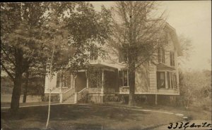 Home - Northampton MA Cancel c1910 Real Photo Postcard