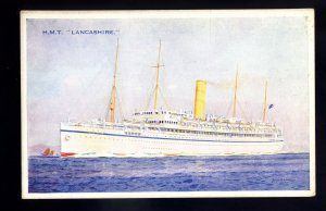 LS3581 - UK Liner - Bibby Line - Lancashire - Artist - James S. Mann - postcard