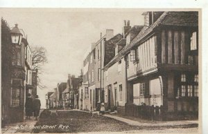 Sussex Postcard - Watchbell Street - Rye - Ref 12741A