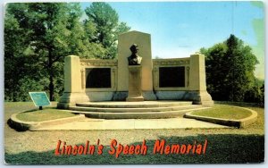 Postcard - Lincoln's Speech Memorial, Gettysburg, Pennsylvania, USA