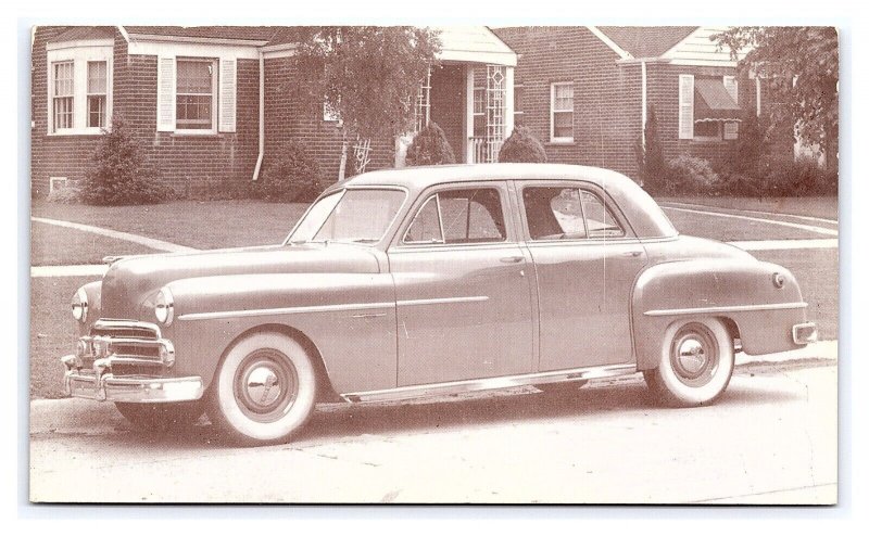 Postcard 1950 DODGE Meadowbrook 4-Door Sedan Dealer Advertising Card