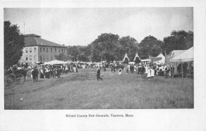 BRISTOL COUNTY FAIR GROUNDS TAUNTON MASSACHUSETTS POSTCARD (c. 1905)