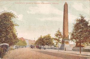 uk26309 cleopatras needle and thames embankment london uk