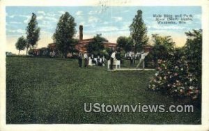 Main Building & Park, Moor Mud Baths - Waukesha, Wisconsin