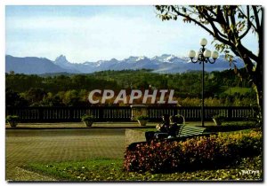 Postcard Modern Pau The Pic Ossau and the Pyrenees Views of the Pyrenees Boul...