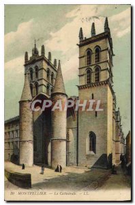 Old Postcard MONTPELLIER La Cathedrale LL