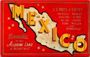 Mexico Bienvenidos To The Alluring Land With Map