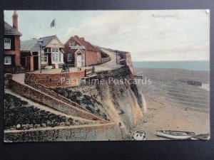 Sussex: ROTTINGDEAN shows Restaurant on Cliff Top c1906 by H.J.Smith of Brighton