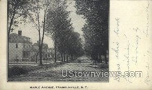 Maple Ave in Franklinville, New York