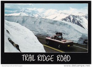 Colorado Rocky Mountain National Park Trail Ridge Road