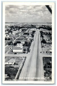 c1950's Air View Lemmon South Dakota SD Christen RPPC Photo Antique Postcard