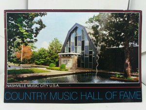 Vintage Postcard Country Music  Hall of Fame Nashville Tennessee  Music City USA