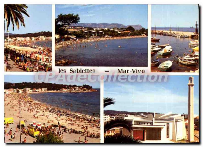 Postcard Modern Sablettes March Vivo Lumiere Beauty and the French Riviera