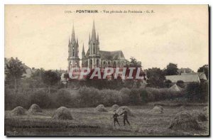 Old Postcard view ggenerale Pontmain Pontmain