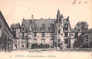 Le Palais de Justice Beauvais France 1910 