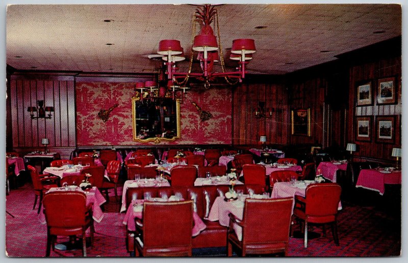 Vtg Garden City New York NY Nassau Room Stouffer's Restaurant 1960s Postcard