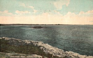 Vintage Postcard 1909 Norman Woe Rock Reef on Cape Ann Gloucester Massachusetts