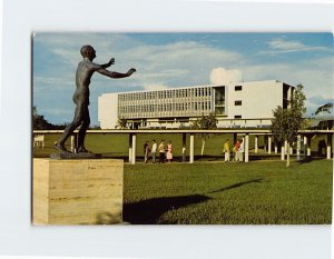 Postcard The Statue Towards the Light, University of Panama