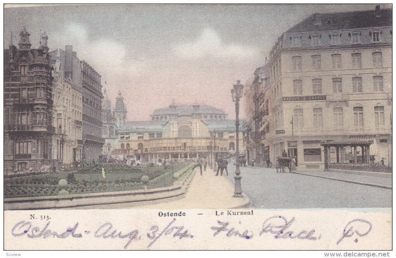 OSTENDE (West Flanders), Belgium, PU-1907; Le Kursaal