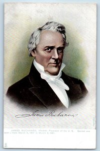 James Buchanan Fifteenth President Of The United States L P Spinner Postcard